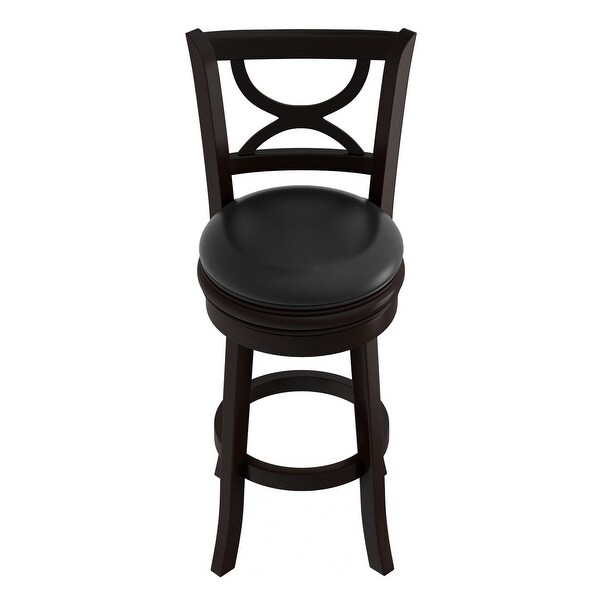 Windsor Home 29-Inch High Back Bar Stool with 360-Degree Rotating Seat