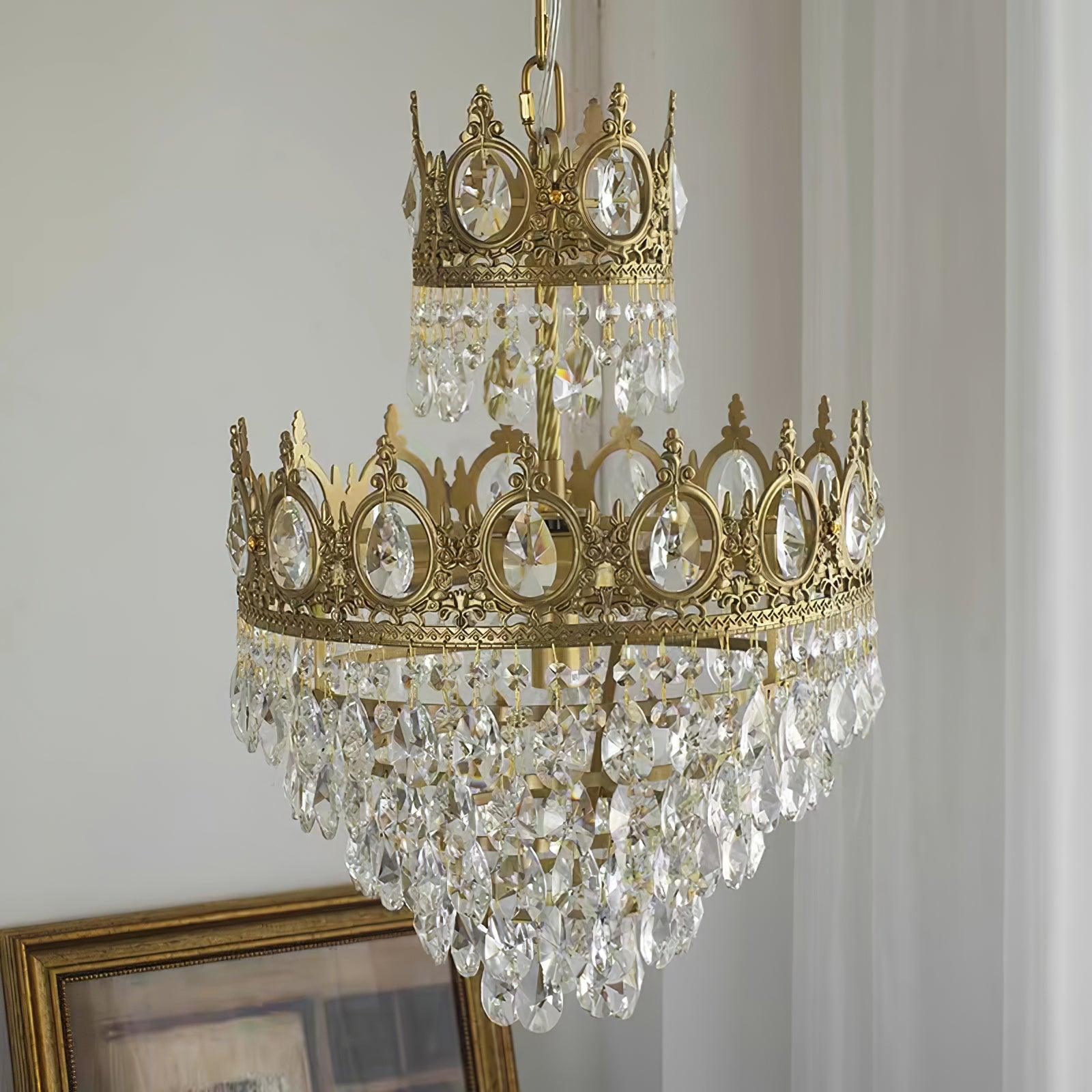 Vintage Crystal Chandelier