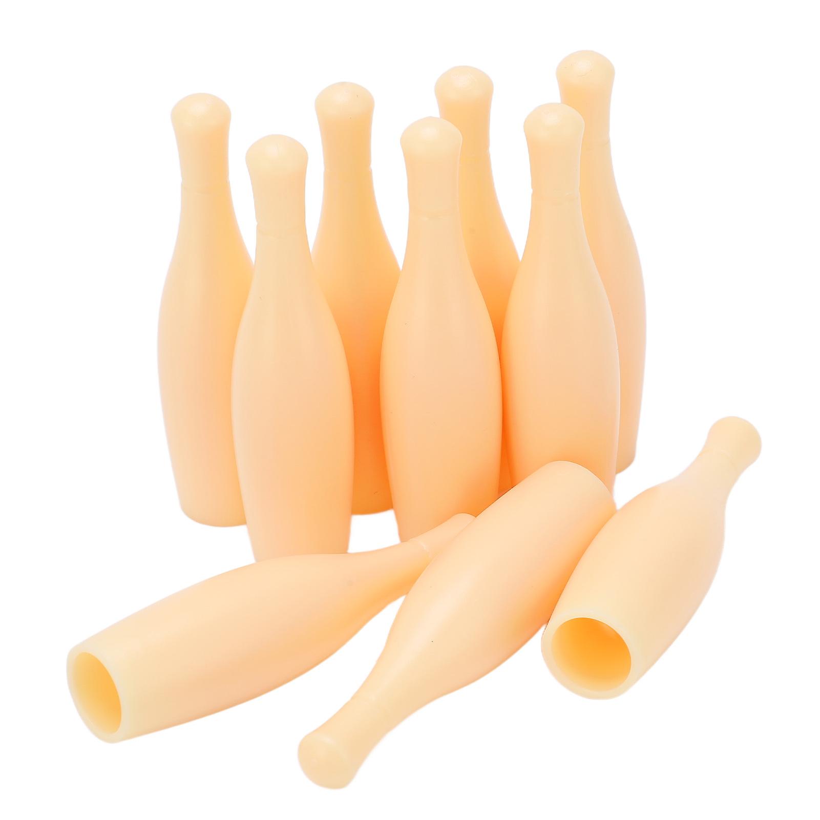 Bowling Pin Set Plastic Table Bowling Game Mini Pins Educational Toy For Kids Toddlers Children Indoor