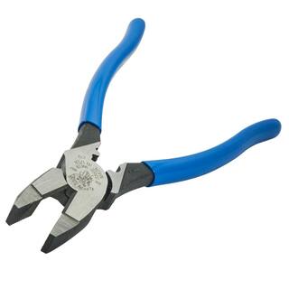 Klein Tools 9 in. Heavy Duty Side Cutting Crimping Pliers D2000-9NECR