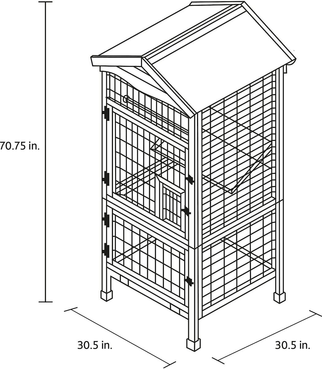 TRIXIE Natura 3-Story Aviary Bird Cage