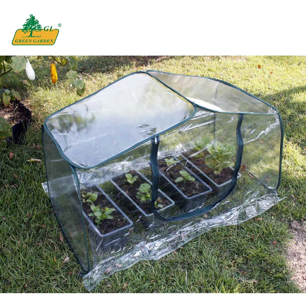 Small Flower Plant Greenhouse Pop Up Tent For Plants Growth Pvc Mini Green House Outdoor