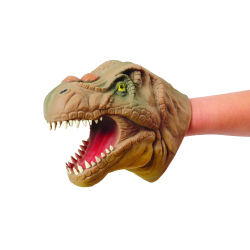 U.S. Toy 4488 Stretchy Dino Hand Puppets / 6 pc