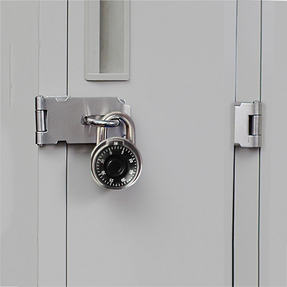 Rotating Safe Mechanical Password Lock Turntable Lock All Metal Gym Locker Medium Padlock