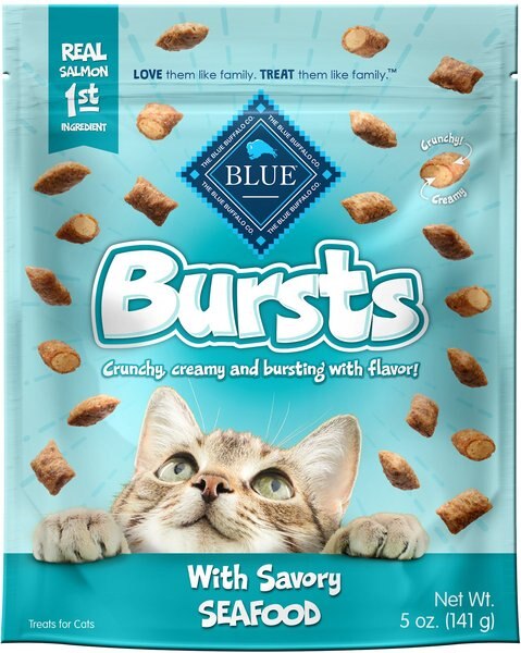 Blue Buffalo Bursts With Savory Seafood Cat Treats