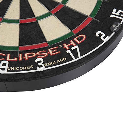 Unicorn Eclipse HD2 High Definition Professional Bristle Dartboard with Increased Playing Area and Super Thin Bullseye