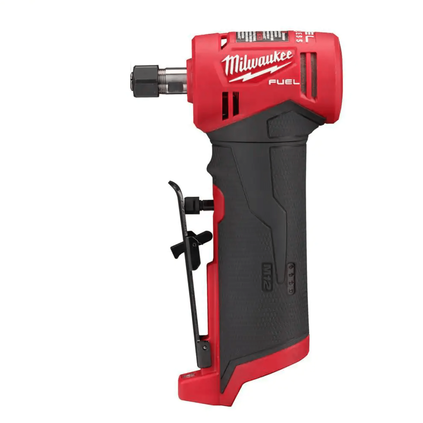 Milwaukee M12 FUEL 12-Volt Lithium-Ion Brushless Cordless 1/4 in. Right Angle Die Grinder， Tool-Only (2485-20)