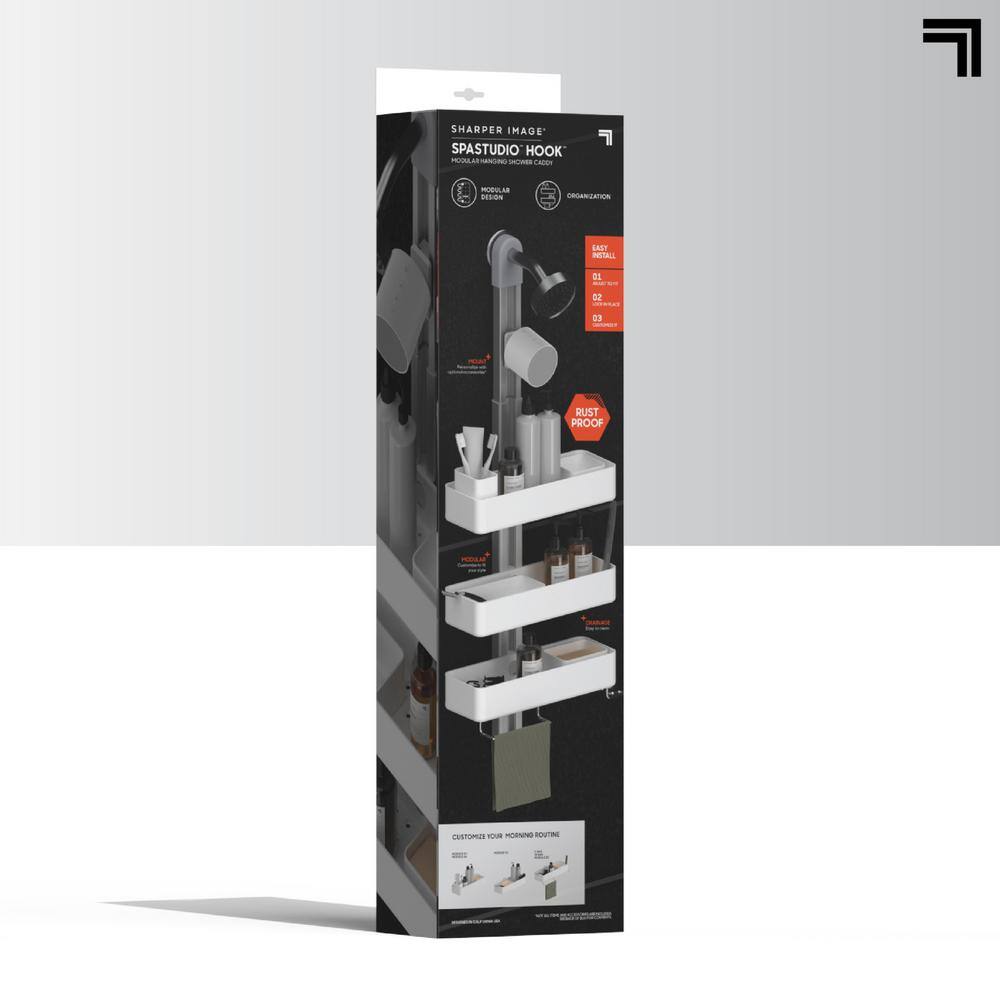 Sharper Image 3-Tier Adjustable Caddy Hanging Shower 1013969