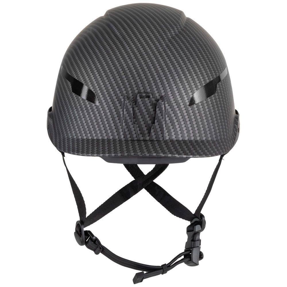 Klein Tools Safety Helmet Premium KARBN Pattern Non-Vented Class E Headlamp 60515