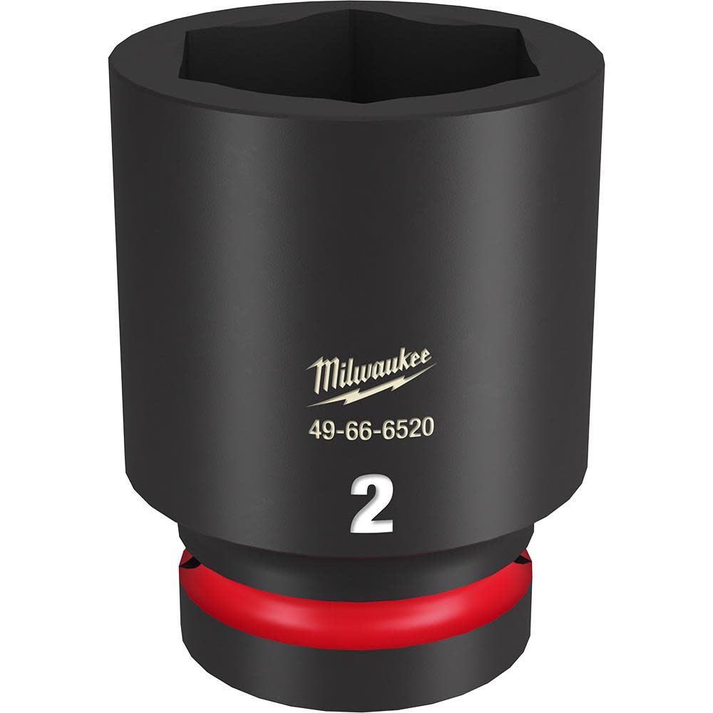 Milwaukee SHOCKWAVE Impact Duty Socket 1 Drive 2 Deep 6 Point 49-66-6520 from Milwaukee