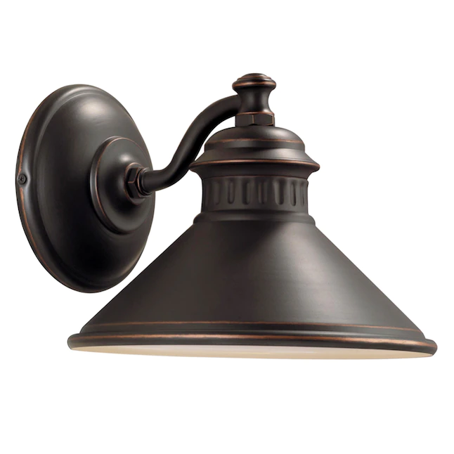 Portfolio Dovray 1-Light 8.12-in Oil-Rubbed Bronze Dark Sky Outdoor Wall Light