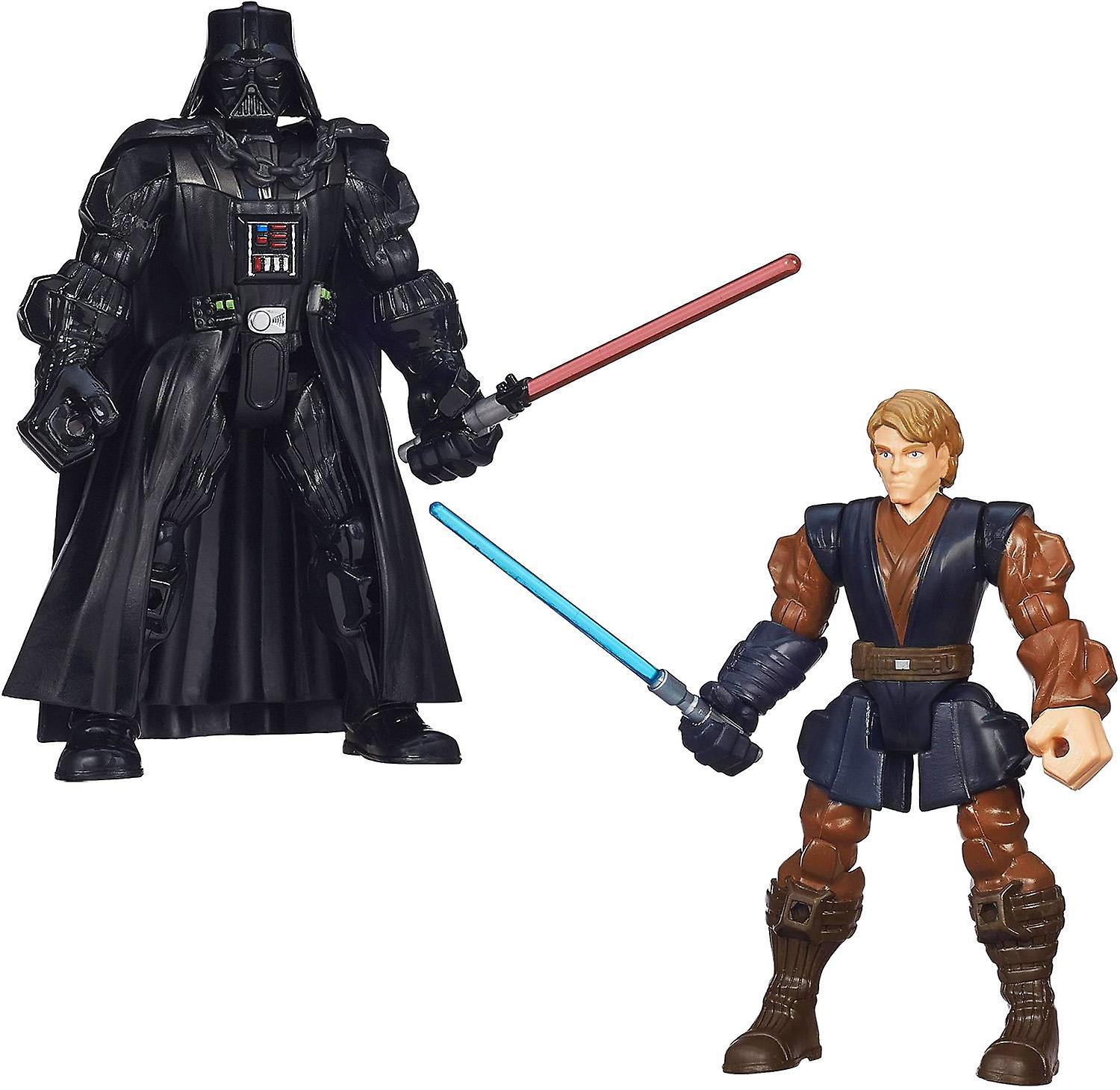 2-Pack Star Wars Hero Mashers Figures Dart Vader and Anakin Skywalker 15cm