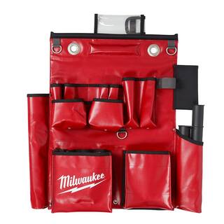 MW Lineman's Compact Aerial Tool Apron with 36 oz. 4-In-1 Lineman's Hammer 48-22-9040-48-22-8291