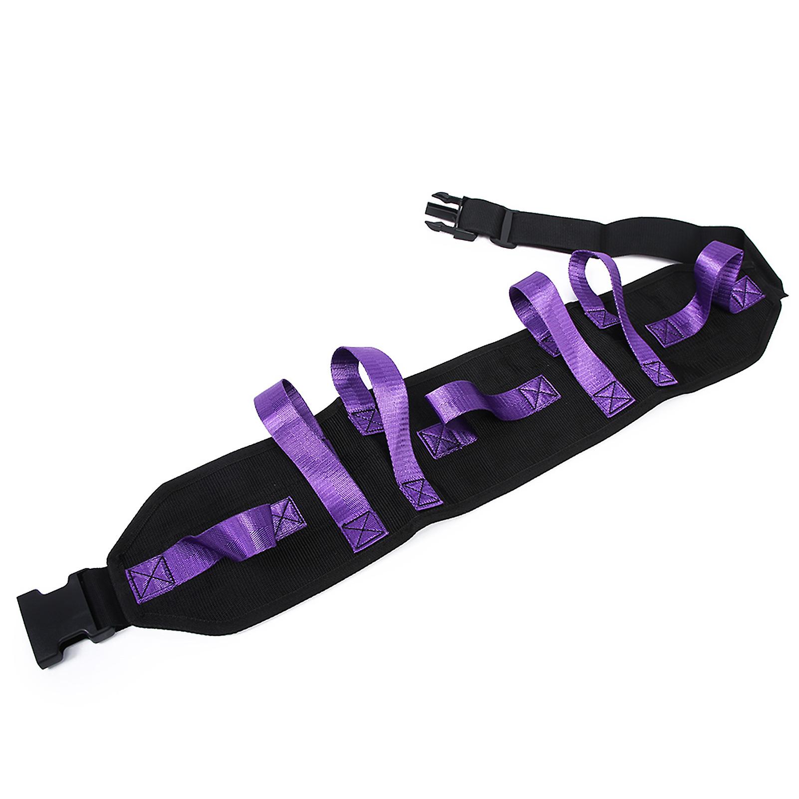 Elderly Waist Traction Belt Patient Walking Moving Transfer Nursing Safety Assist Beltpurple