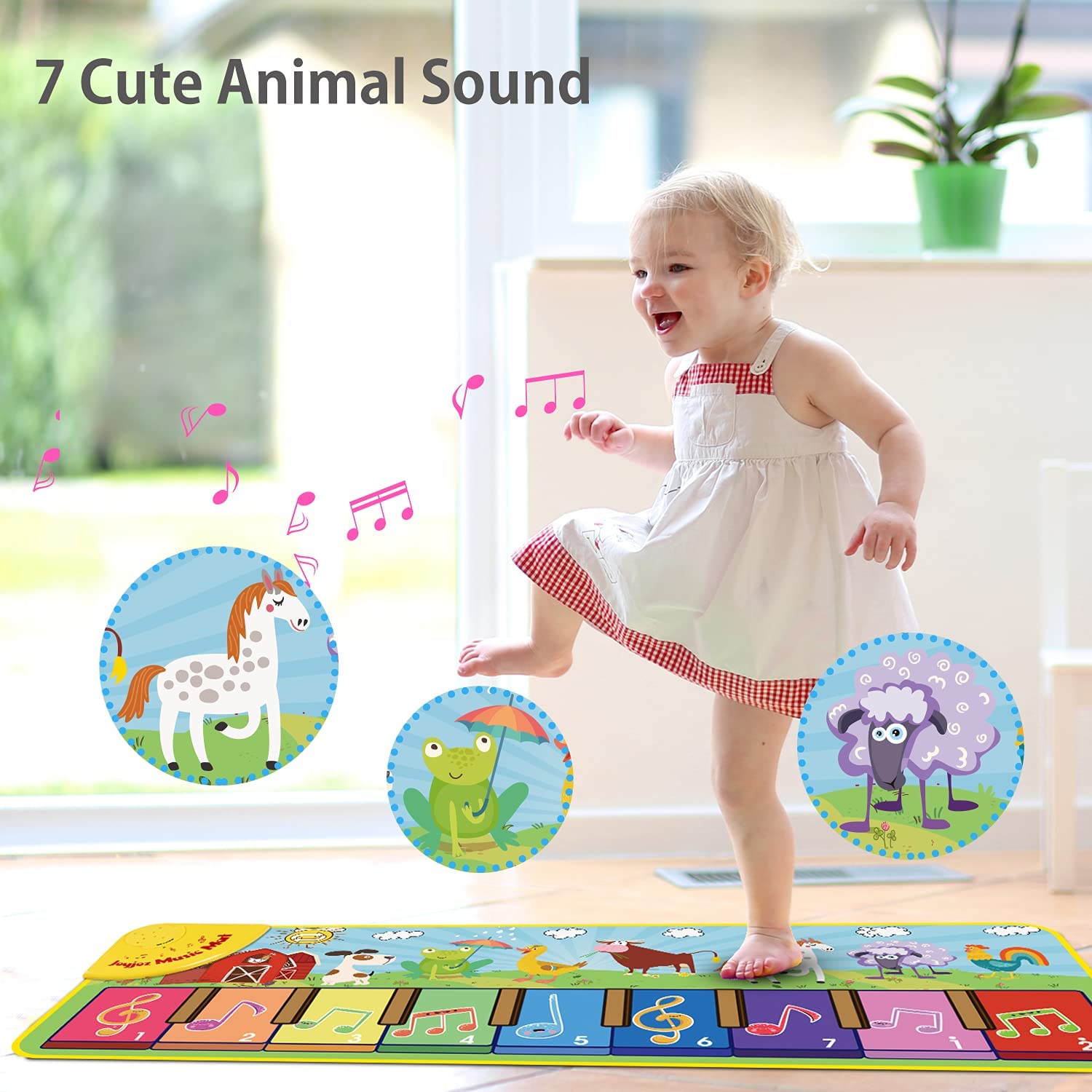 Joyjoz Baby Musical Mats with 25 Music Sounds， Musical Toys