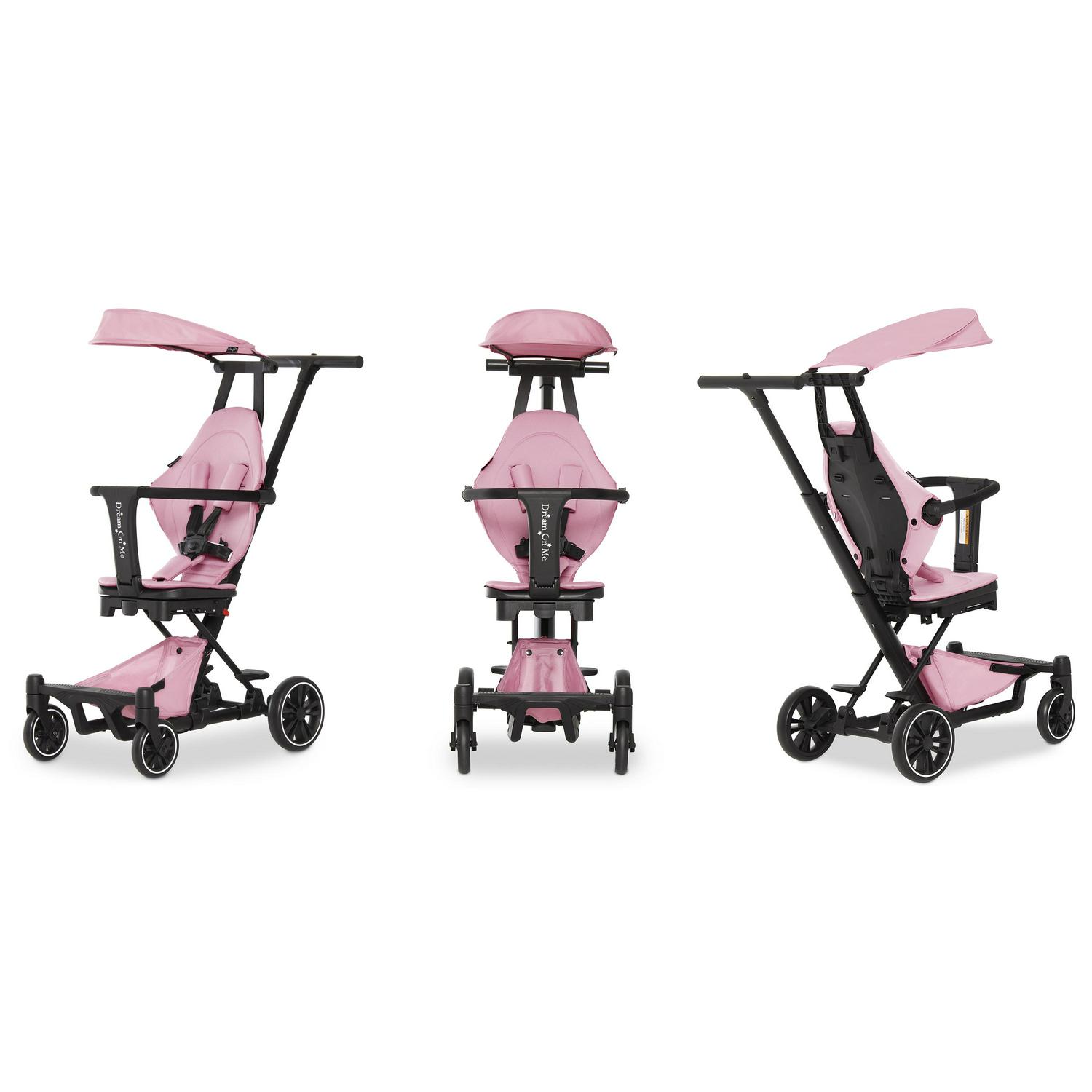 Dream On Me Drift Rider Stroller With Canopy In Pink  Crowdfused