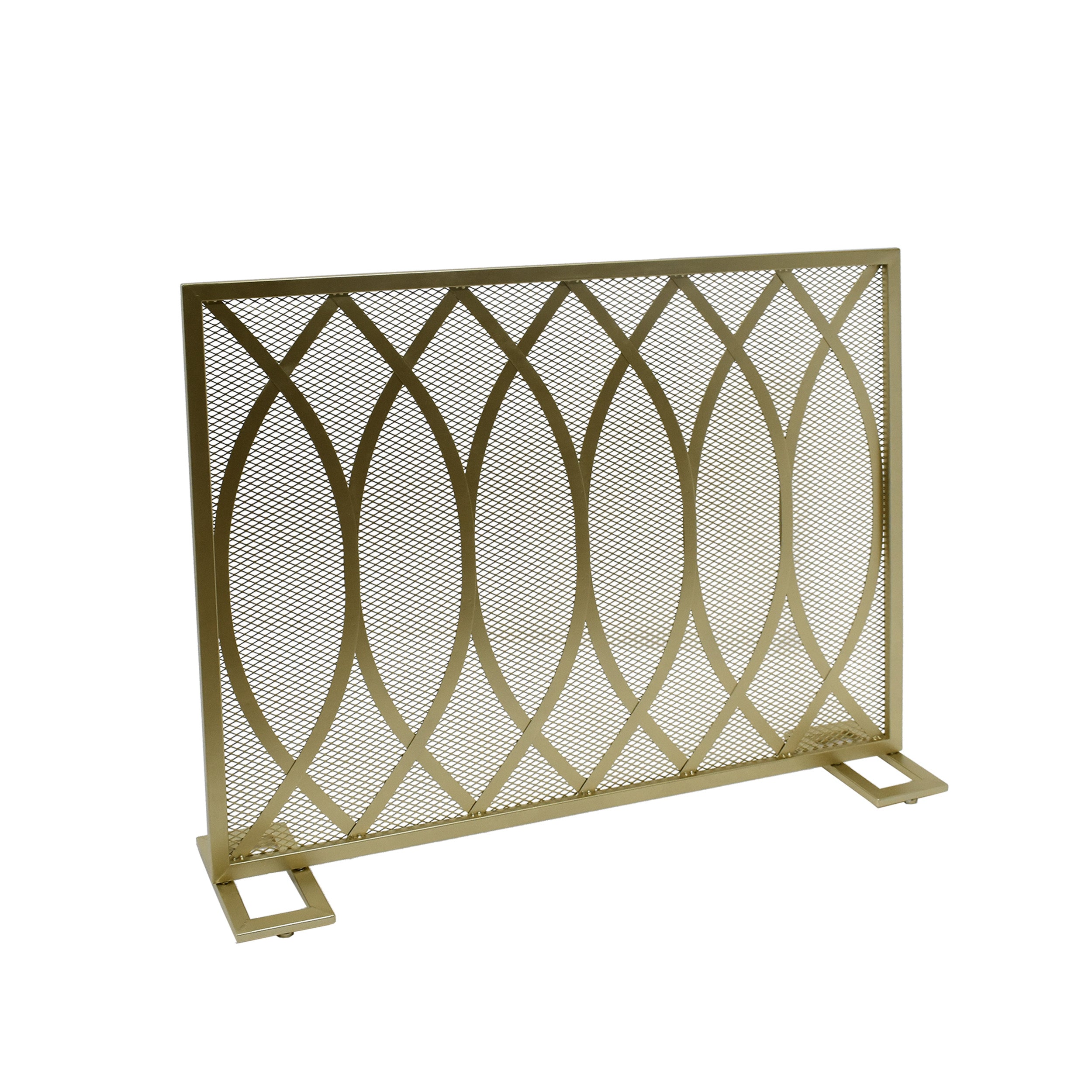 Junior Modern Single PanelIron Firescreen