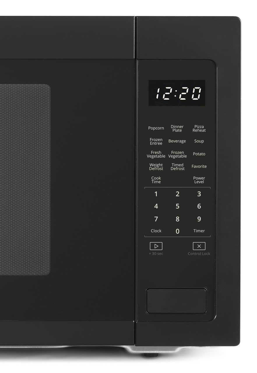 Whirlpool 2.2 Cu. Ft. Black Countertop Microwave