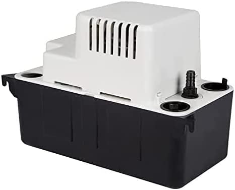 Little Giant 554405 65 GPH Condensate Pump with Safety Switch， White， VCMA-15ULS