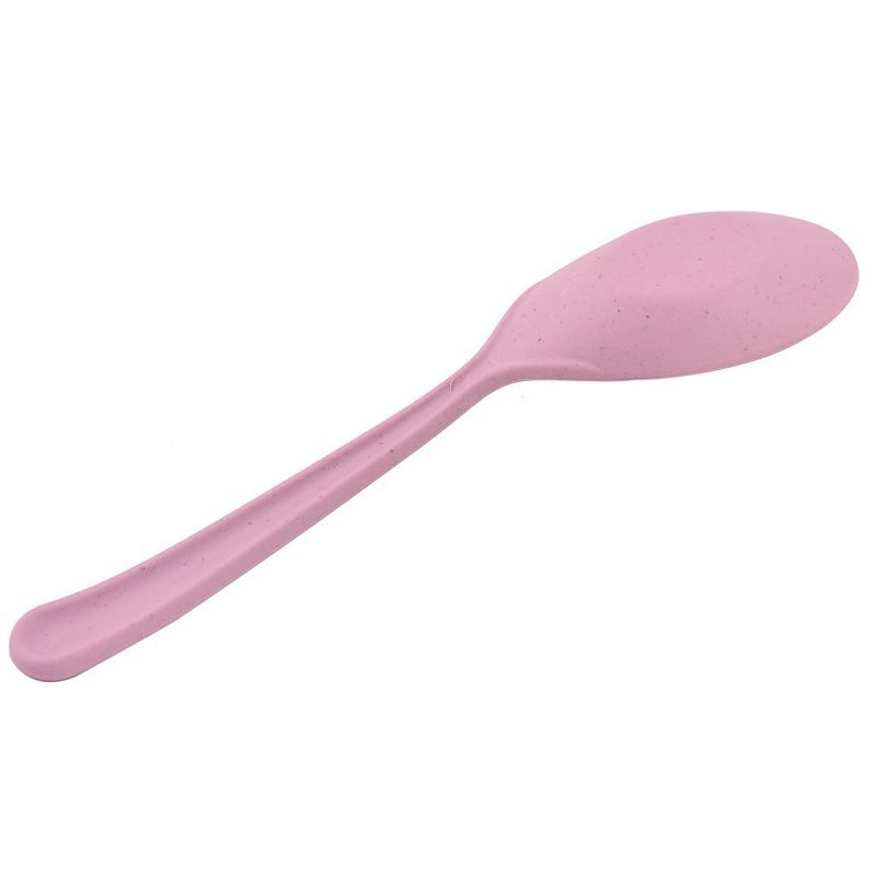 Kitchen Restaurant Plastic Rice Soup Serving Spoon Scoop 6.3 Length 10pcs