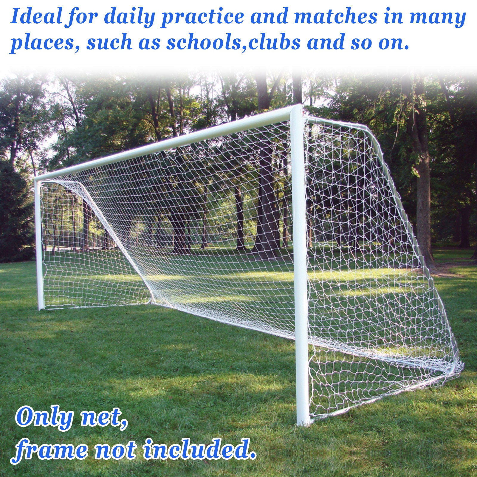 New Portable 12'x7' Official Size Soccer goal Net Football Training