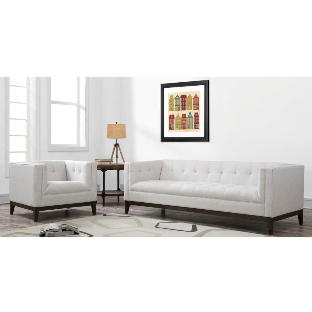 Gavin Linen Sofa