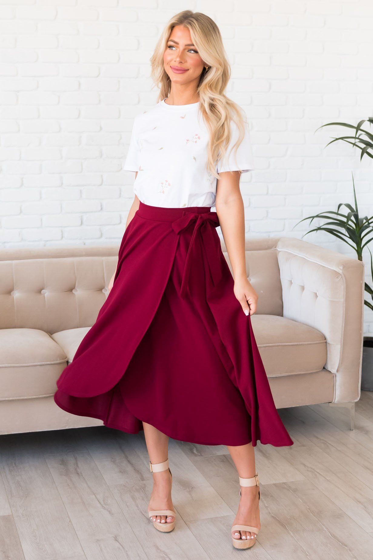 Stand By Our Love Modest Circle Skirt