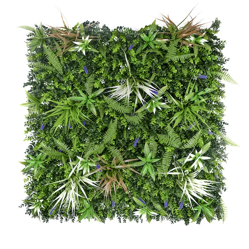 artificial plant wall  outdoor grass wall green grass background wall uv protection flame retardant anti UV