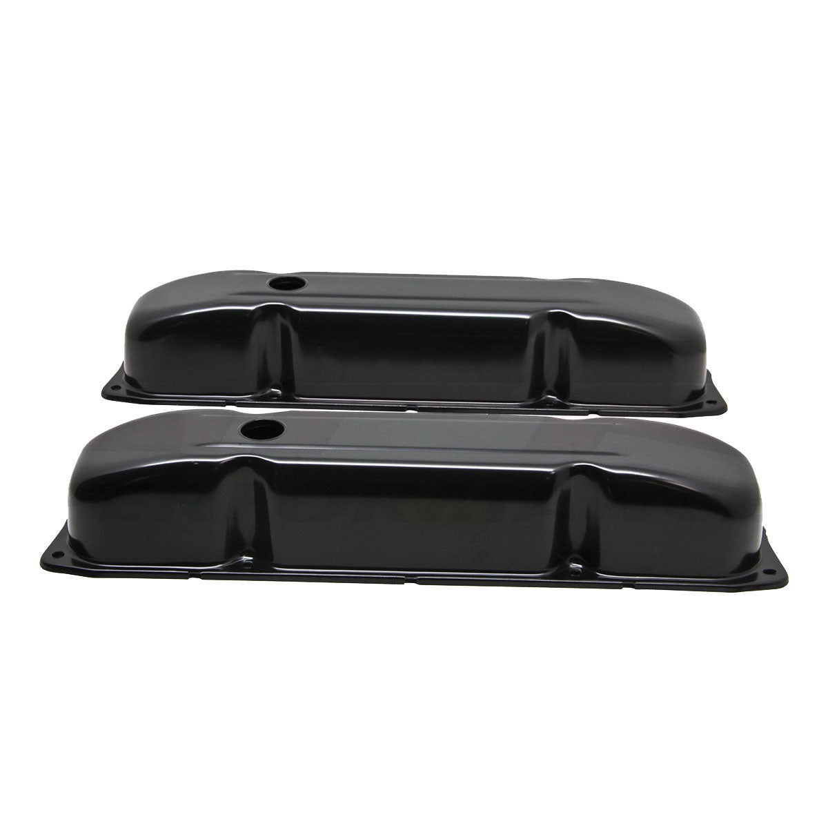 Fits 1958-1988 Mopar BB Big Block 383-426-440 Steel Wedge Valve Covers Black