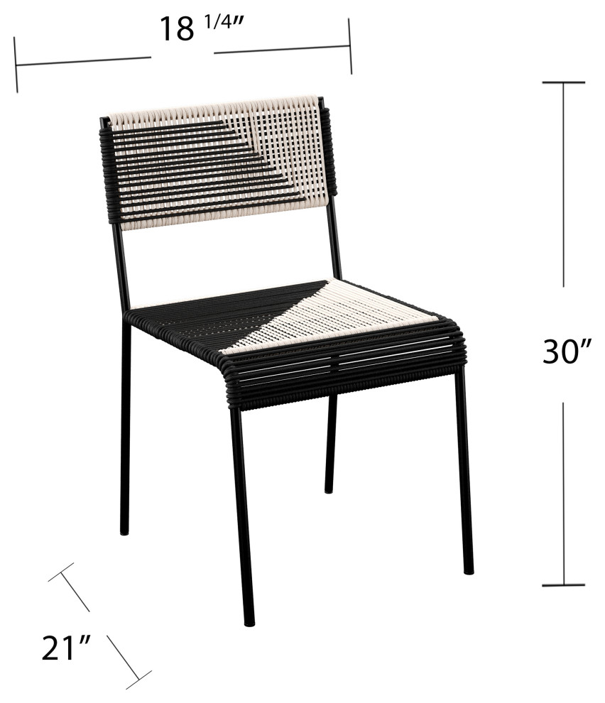 Batley Outdoor Dining Set 3 Piece   Midcentury   Outdoor Dining Sets   by HedgeApple  Houzz