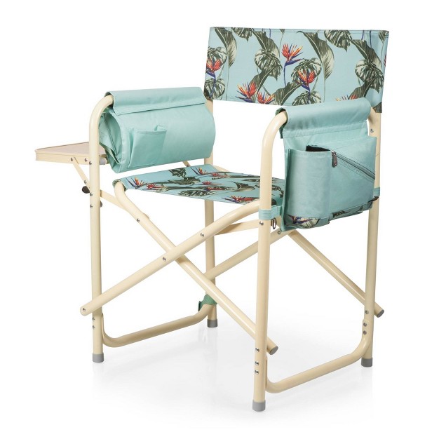 Picnic Time Outdoor Directors Chair Tropical