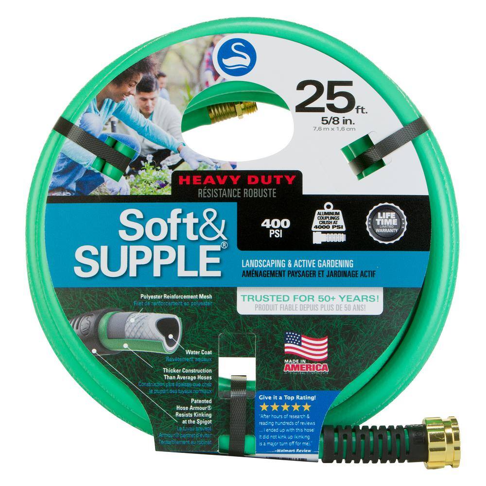 Swan SoftSUPPLE 58 in. x 25 ft. Heavy-Duty Hose CSNSS58025