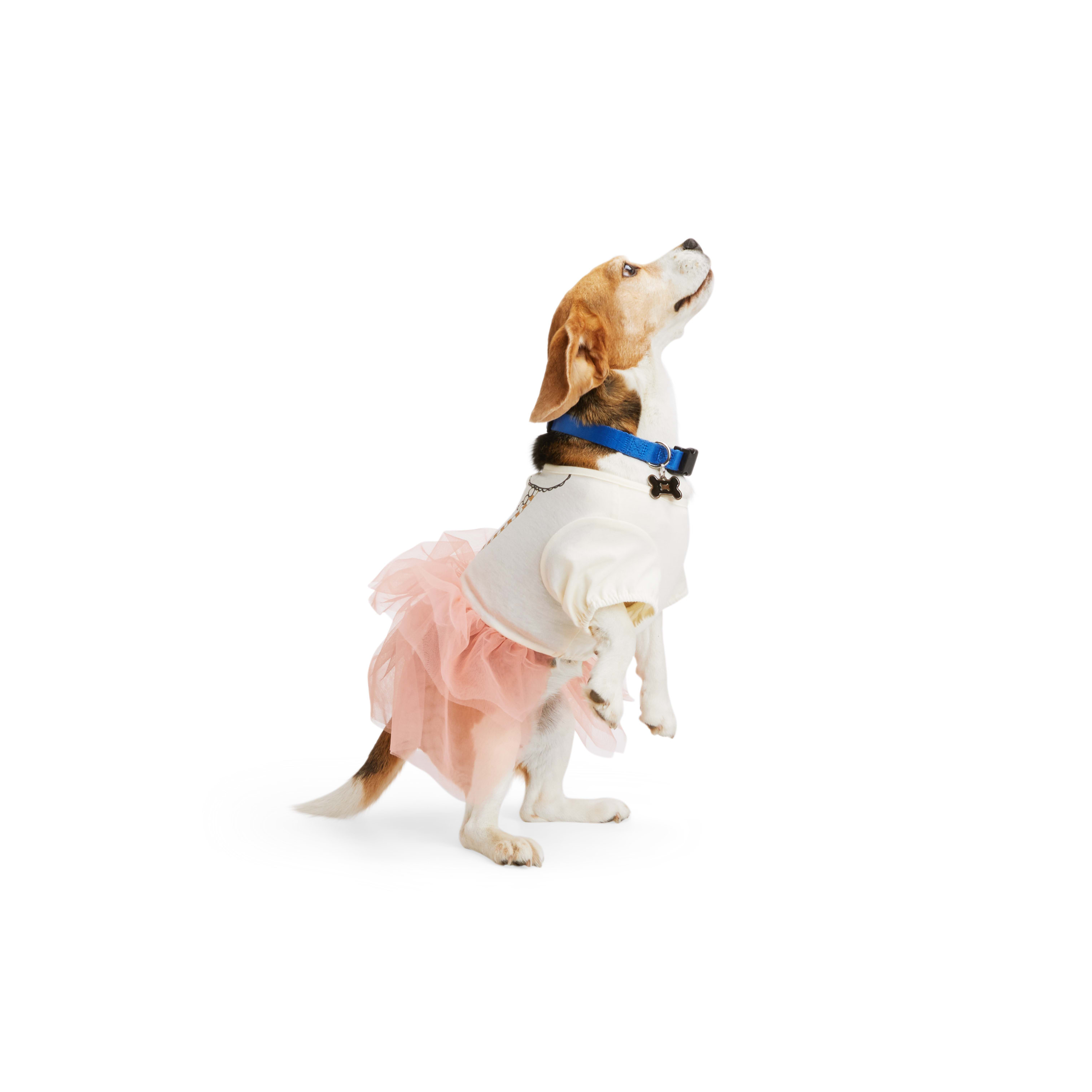 YOULY Tulle Tiered Dog Dress， XX-Small