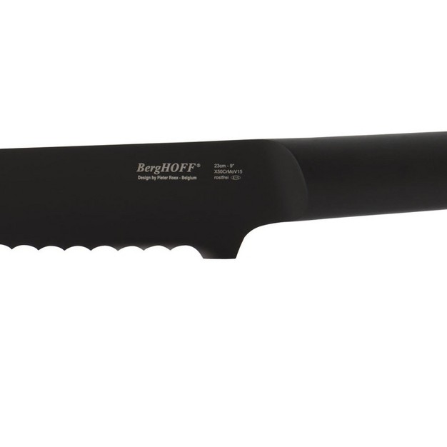 Berghoff Ron Non stick Bread Knife Titanium Pvd Coating Black