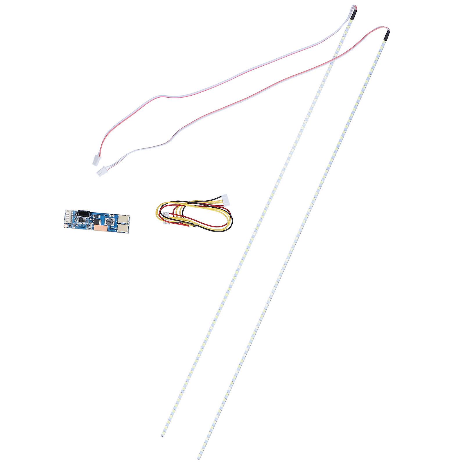 2pcs Led Backlight Strips Liquid Crystal Display Lamp Tube Lights Kit With Driver Board Connection Line