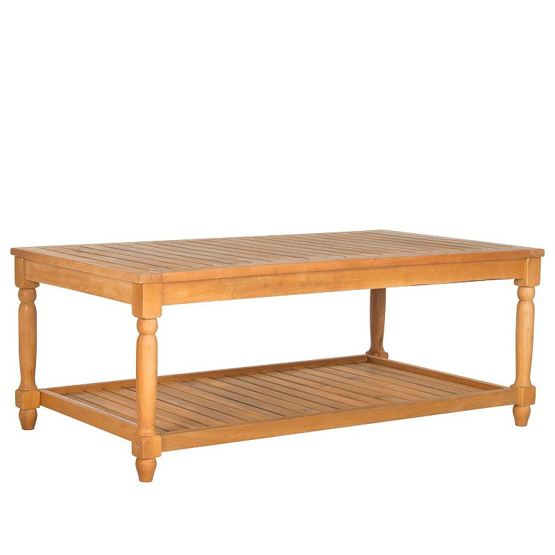 Safavieh Indoor / Outdoor Slatted Coffee Table