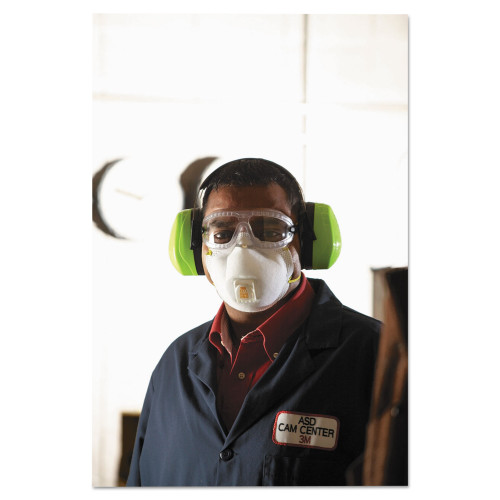 3M Particulate Respirator w/Cool Flow Exhalation Valve， Standard Size， 10/Box (8511)