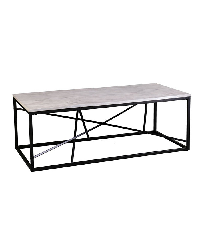 Southern Enterprises Adalyne Faux Marble Console Table