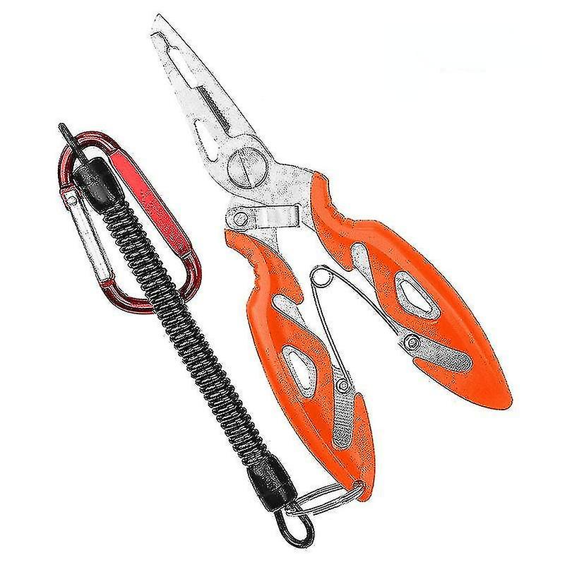 Fishing Multifunctional Plier Fishing Lanyards Boating Ropes Camping Secure Pliers Lip Grips Gear Tackle Fish Tools Accessories