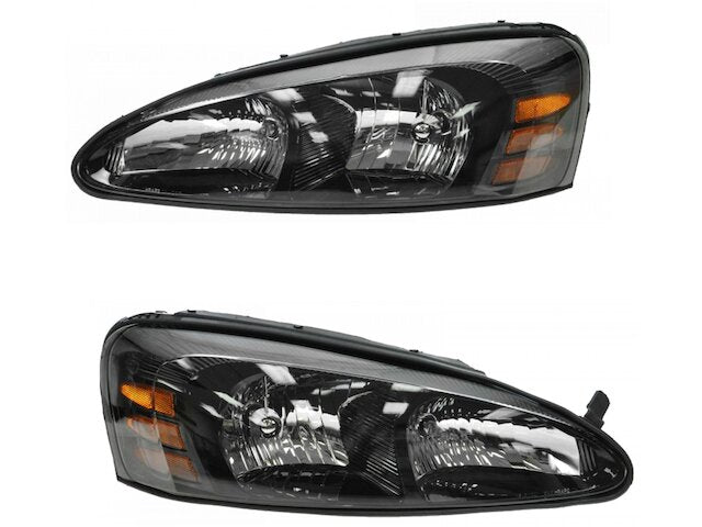 Headlight Assembly Set - Compatible with 2004 - 2008 Pontiac Grand Prix 2005 2006 2007