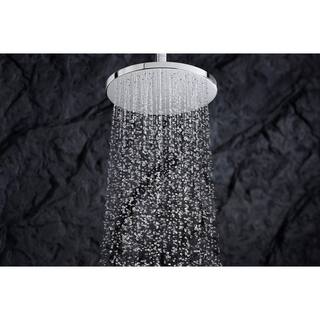 KOHLER 1-Spray 8 in. Single Ceiling Mount Fixed Rain Shower Head in Polished Chrome K-13688-CP