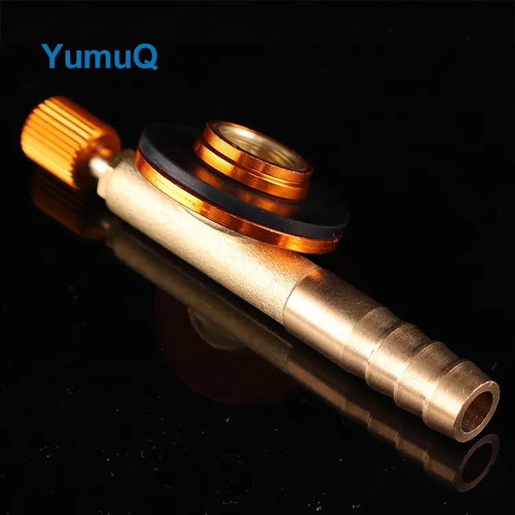 YumuQ Stainless Steel + Copper Camping Canister  Convertor Shifter Refill  Gas Adapter For Outdoor Travel Hiking