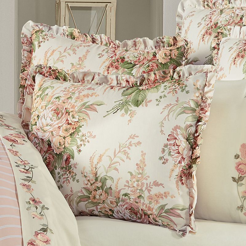 Royal Court Estelle Coral Comforter Set with Shams