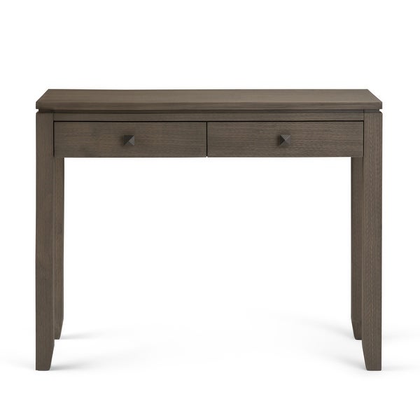 WYNDENHALL Essex SOLID WOOD 38 inch Wide Contemporary Console Sofa Table - 38 Inches wide