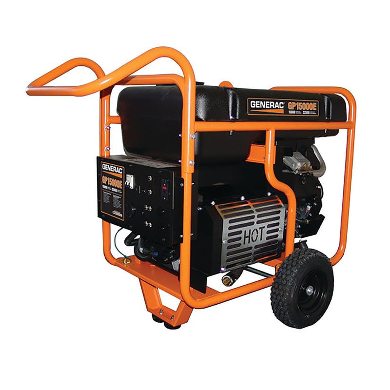 Generac GP Series 15000 W 240 V Gasoline Portable Generator