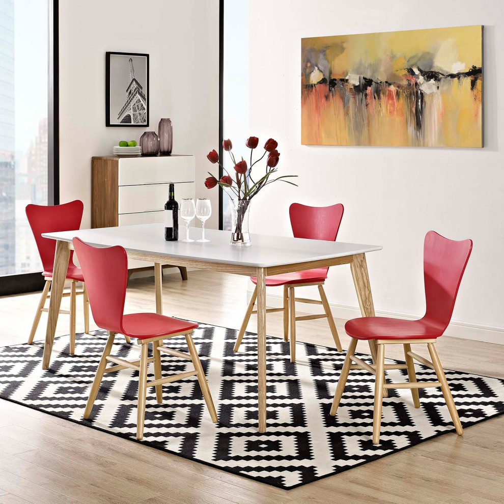 Cascade Dining Chair Set of 4   Midcentury   Dining Chairs   by Beyond Design  ampMore  Houzz