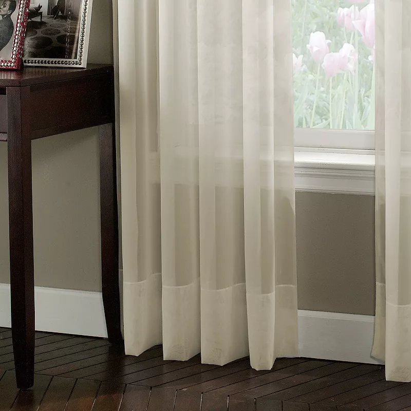 Window Curtainworks 1-Panel Soho Voile Window Curtain