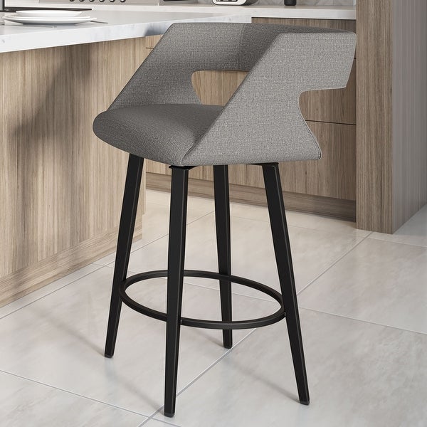 Amisco Marvin Swivel Counter and Bar Stool