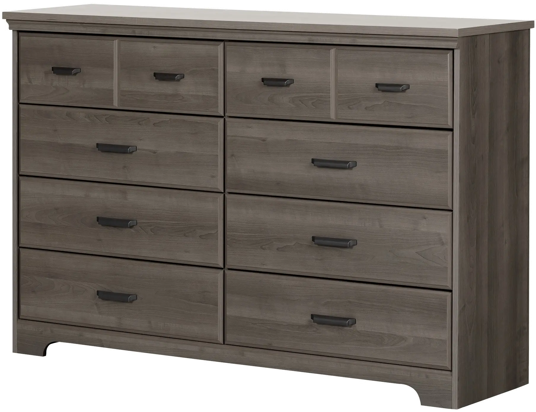 Versa Gray Maple 8-Drawer Double Dresser - South Shore