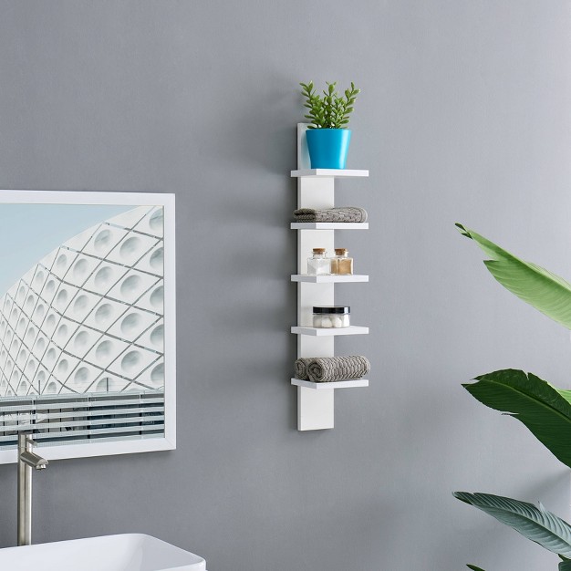 X 6 quot Slim Vertical Column Wall Shelf Danya B